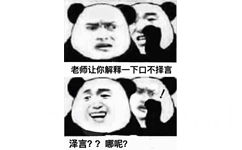 老师让你解释一下口不择言泽言??哪呢? - 你可长点心吧