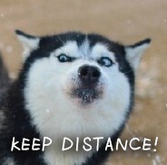 KEEP DISTANCE！ - doge表情包