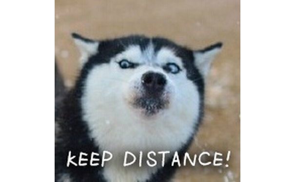 KEEP DISTANCE！ - doge表情包