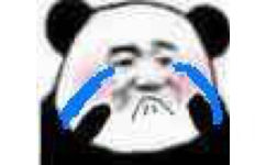 熊猫头委屈的哭了 - 一组流泪熊猫头