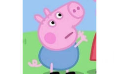 小猪佩奇情侣头像 - 一组小猪佩奇情侣头像送给各位猪猪女孩猪猪男孩 ​