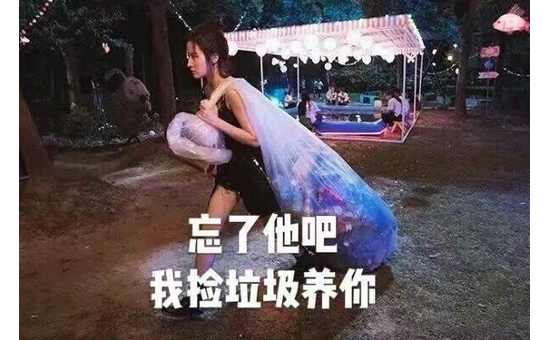 忘了他吧我检垃圾养你