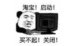 淘宝!启动!买不起!关闭!