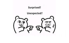 Surprised?Unexpected?多3今 - 流行语表情包的英文版