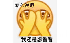 怎么说呢我还是想看看 - emoji 斗图小表情包