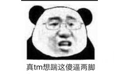 真tm想踹这傻逼两脚