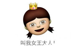 叫我女王大人 - emoji 混合表情