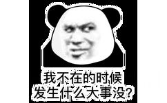 我不在的时候发生什么大事没？(群聊表情包)