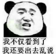 我不仅看到了我还要出去乱说