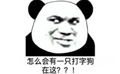 怎么会有一只打字狗在这？