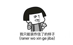 我只能装作信了的样子（raner wo xin ge jiba） - 经过深入研究，得出结论你是一个傻逼