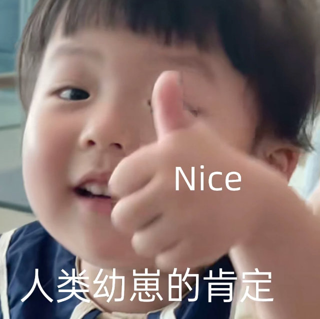 Nice 人类幼崽的肯定