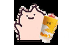 小猫摇饮料 - 小猫摇饮料 GIF 动图表情包