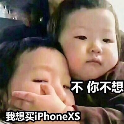 我想买 iPhone，不你不想 - iphone XS表情包系列