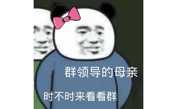 群领导的母亲时不时来看看群