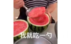 我就吃一勺(西瓜表情包)