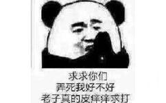 求求你们弄死我好不好老子真的皮痒痒求打(熊猫头)