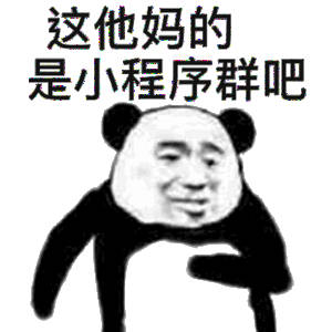 这他妈的是小程序群吧