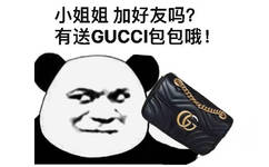 小姐姐加好友吗?有送GUCC包包哦!