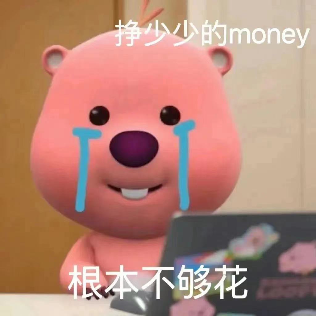 挣少少的money根本不够花