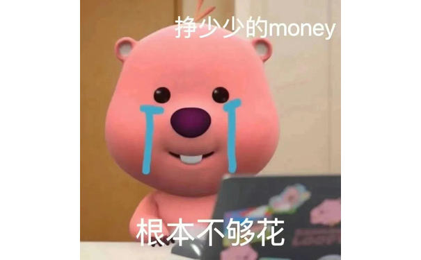 挣少少的money根本不够花