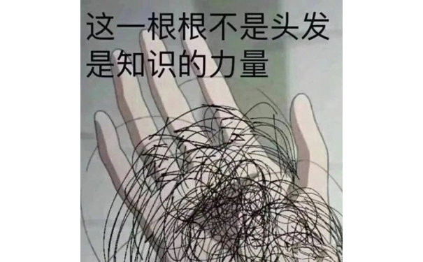 这一根根不是头发是知识的力量