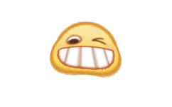 龇牙眯眼（emoji表情包） - 一组变异 emoji 表情包