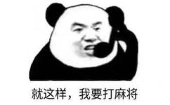 就这样,我要打麻将