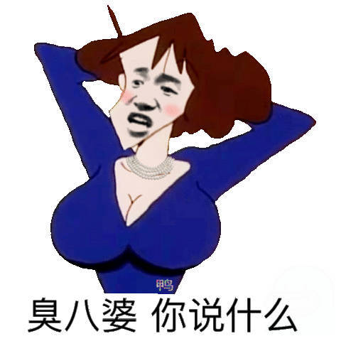 臭八婆，你说什么