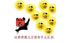 这热得跟几万年前有什么区别 - 夏天就是这么滴热！