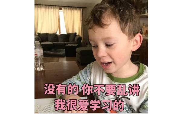 没有的你不要乱讲我很爱学习的(假笑男孩Gavin)