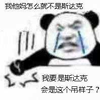 我他妈怎么就不是斯达克，我要是斯达克，会是这个吊样子