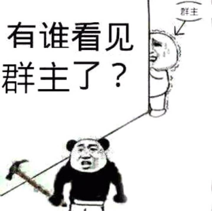 (铁锤)有谁看见群主了？