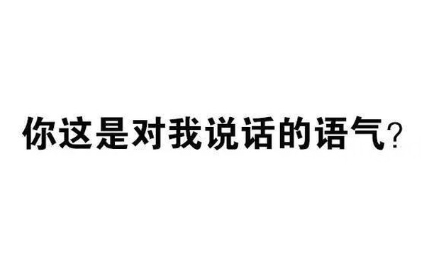 你这是对我说话的语气？ - 有什么事不能打一炮再说？ 【纯文字表情】