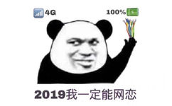 2019我一定能网恋