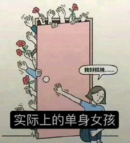 实际上的单身女孩（我好孤独） - 你眼中的单身女孩VS实际上的单身女孩