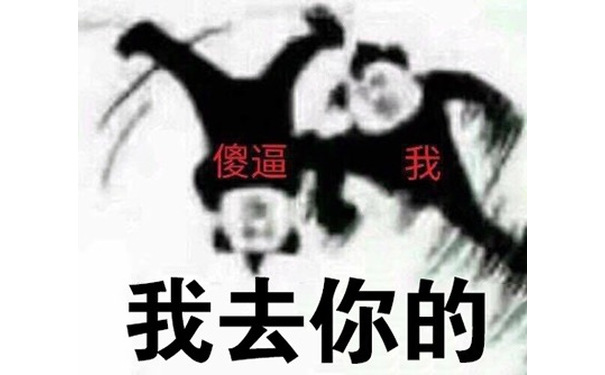 傻逼我我去你的