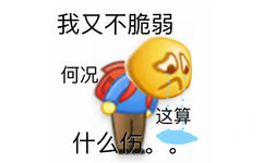 我又不脆弱何况这算什么伤。