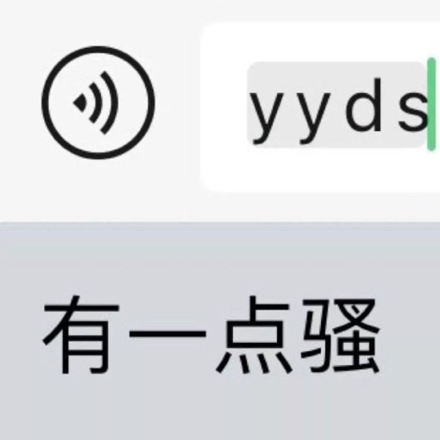 yyds有一点骚