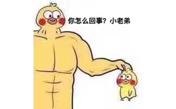 你怎么回事？小老弟（小黄鸡）