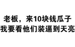 老板，来10块钱瓜子，我要看他们装逼到天亮 - 给你的胸胸打分（文字表情）