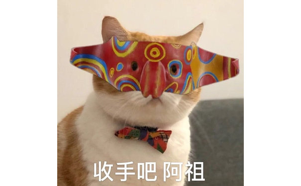 收手吧阿祖(猫咪表情包)