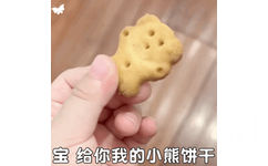 宝给你我的小熊饼干