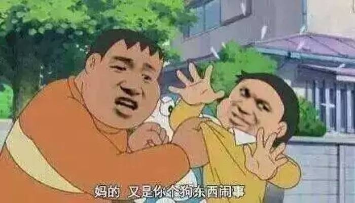 胖虎：妈的，又是你这个狗东西闹事