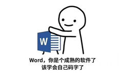 Word，你已经是个成熟的软件了。该学会自己码字了 - 「你已经是个成熟的软件了」系列