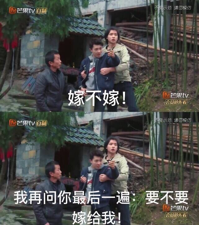 嫁不嫁！我在问你最后一遍：要不要嫁给我 - 变形记陈新颖表情包 ​