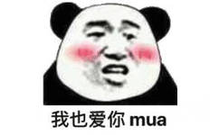 我也爱你mua(熊猫头)