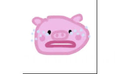 猪猪哭泣 GIF 动图表情包