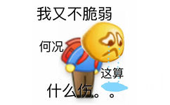 我又不脆弱何况这算什么伤。