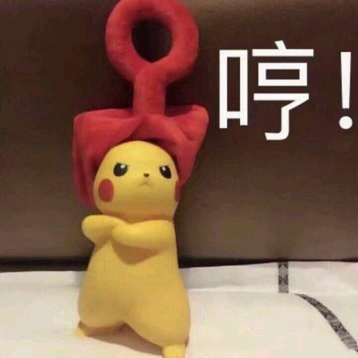 哼！（皮卡丘）